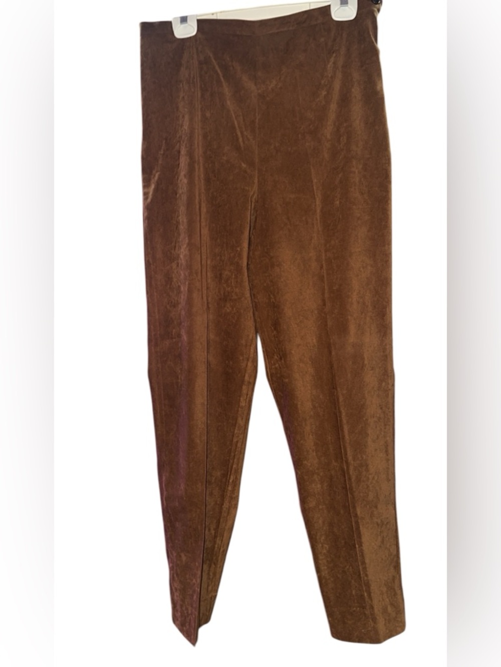 Brown Faux Suede Pants